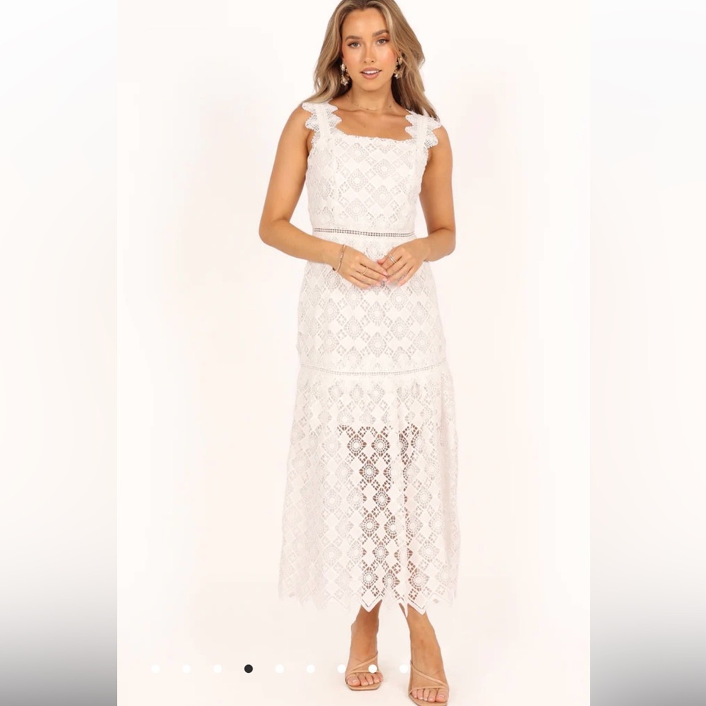 PETAL & PUP Harper Midi Lace Dress